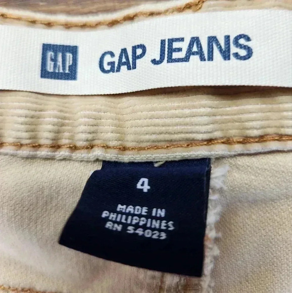 Gap Vintage Like New Women's Jeans Curdoroy Western Style Short Tan Skirt - Picture 3 of 9